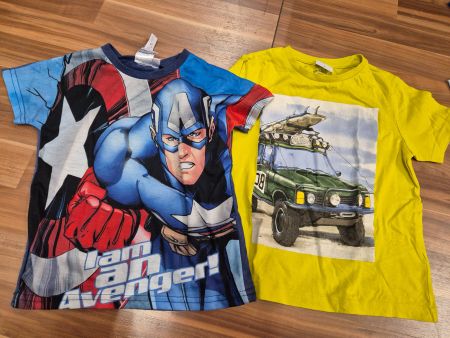 2 coole T-Shirts Gr. 116 Mayoral und Avengers K13
