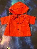 Jacke und einer Regenmütze für Puppe ca 43cm