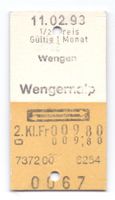 Billette Wengen - Wengernalp WAB