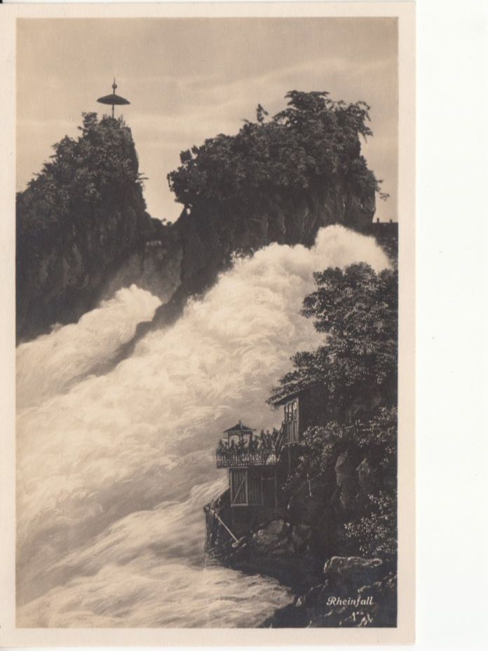 Cartoline postali: Rheinfall ca. 1930 – Usato da Bürglen TG venduto da StampGraf