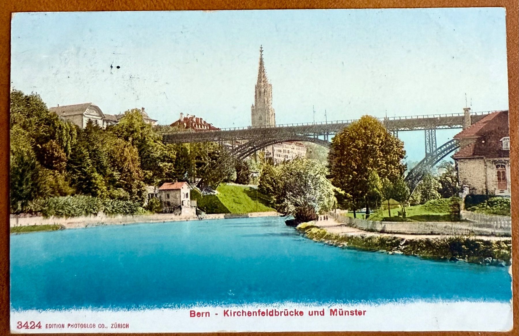 Cartoline postali: Bern - Kirchenfeldbrücke 1907 – Usato da Lutry venduto da Ediego