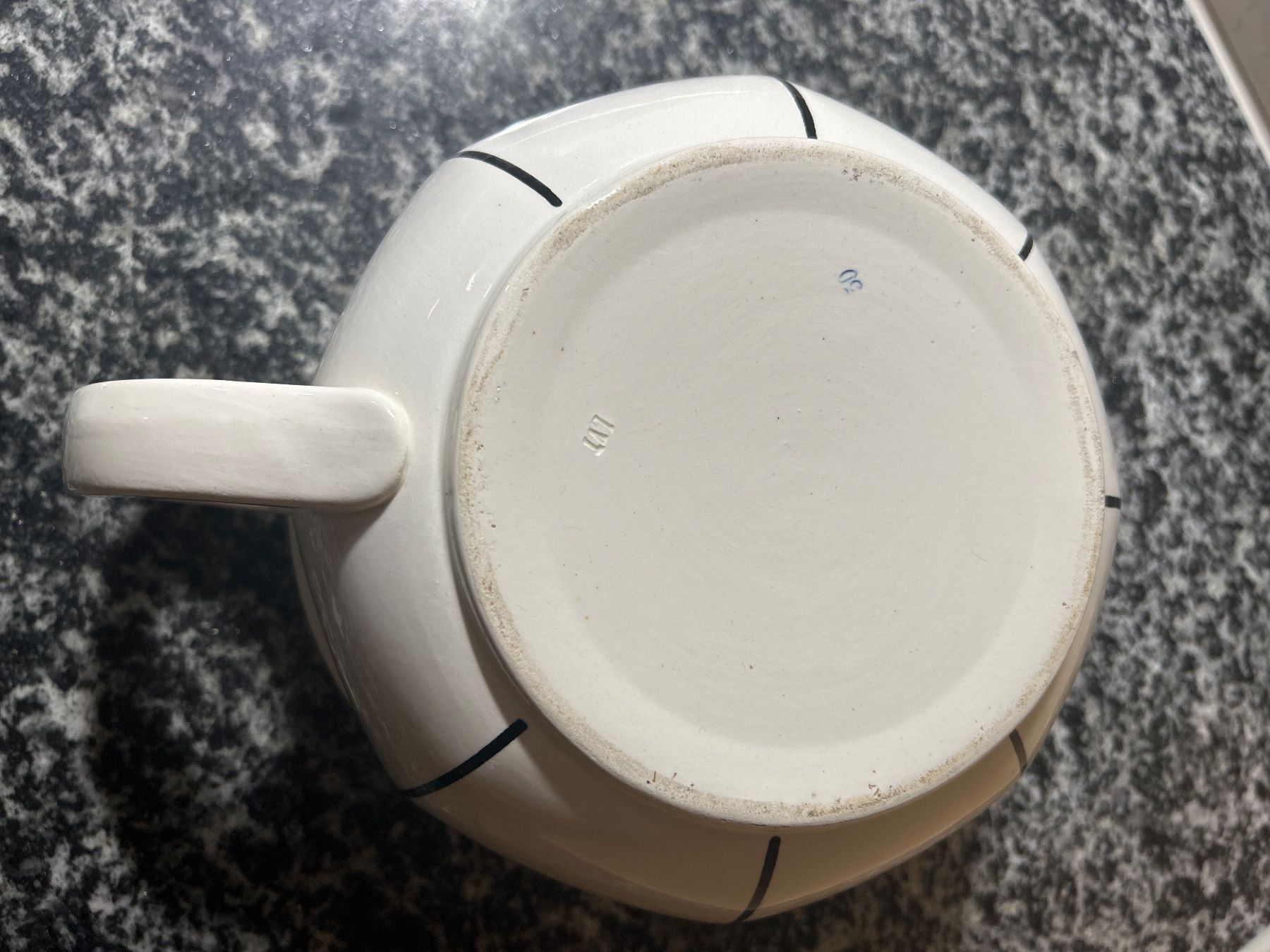 WC: Keramik Nacht Töpfchen Antik – Usato da Unterkulm venduto da AntiqueChic. 4