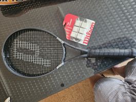 Prince Tennisschläger mit Wilson Overgrips neu