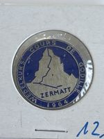 Altes Ansteckbild Zermatt 1964 Wedelkurs (I2)