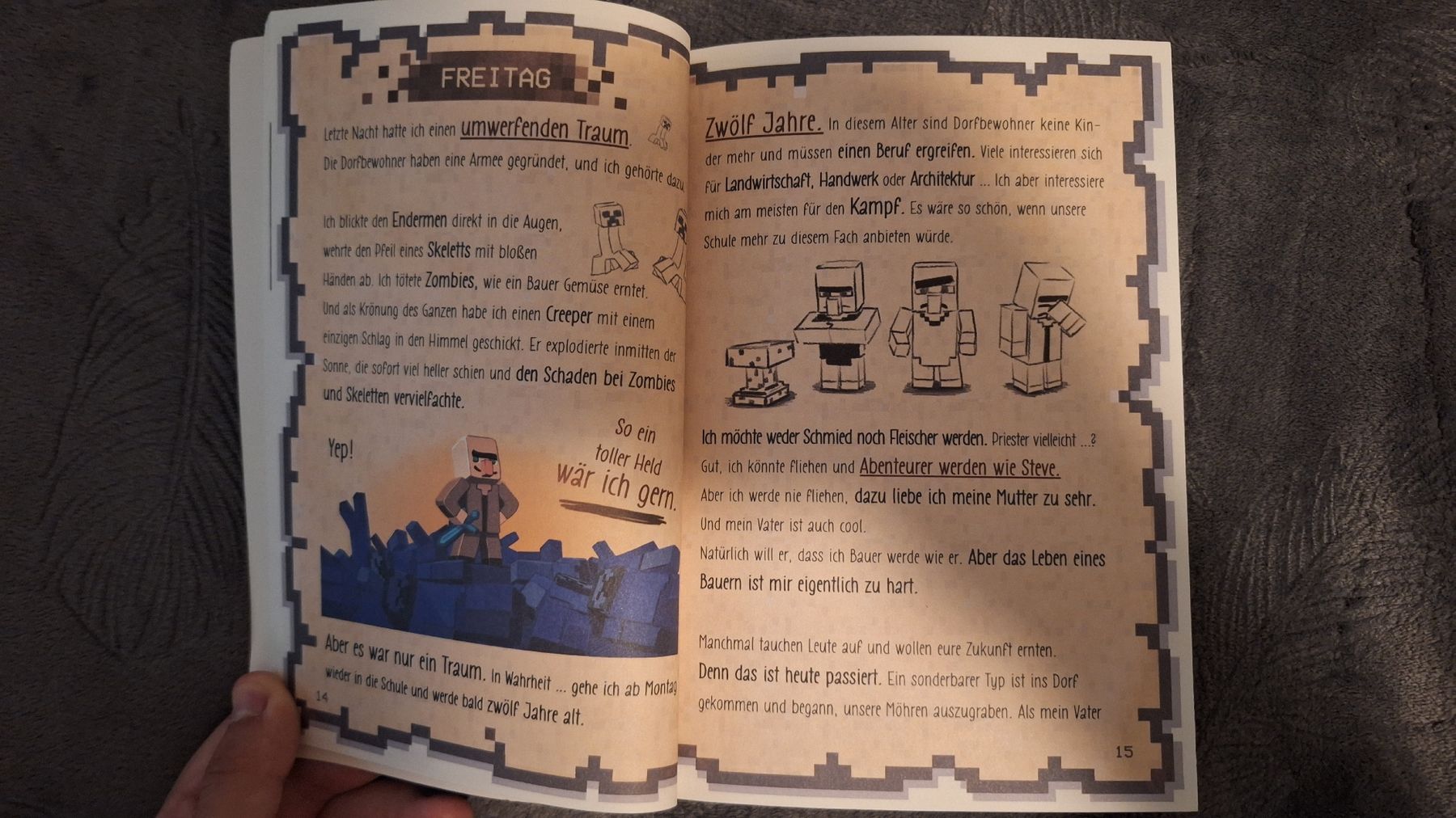 Libri: Tagebuch eines Kriegers (Minecraft-Fanbuch) – Usato da Zug venduto da Adomatics 3