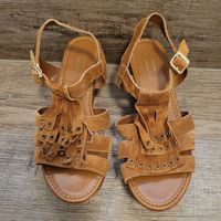 Sandalen Wildleder look 37