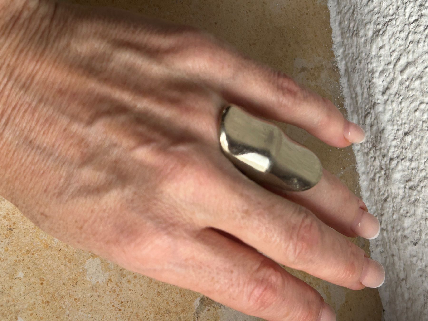 Anelli: Ring "Gothik" Silberlook, Grösse 55 – Usato da Laufen venduto da belleskulptur 1