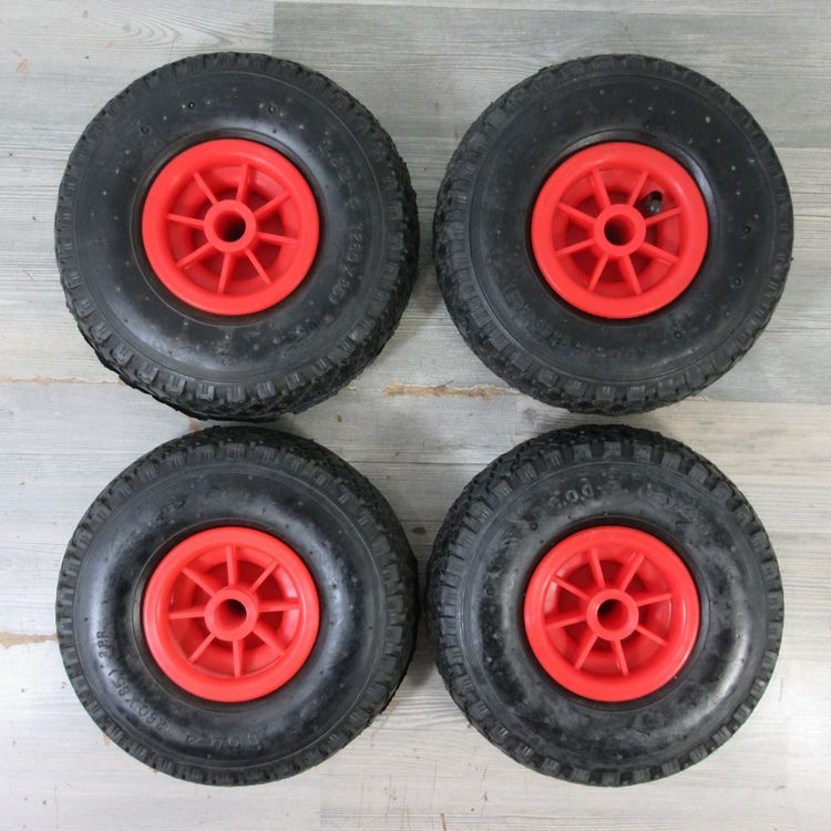 2 Schläuche Für Sackkarre 3.00-4 - Innenschläuche Mit Winkelventil