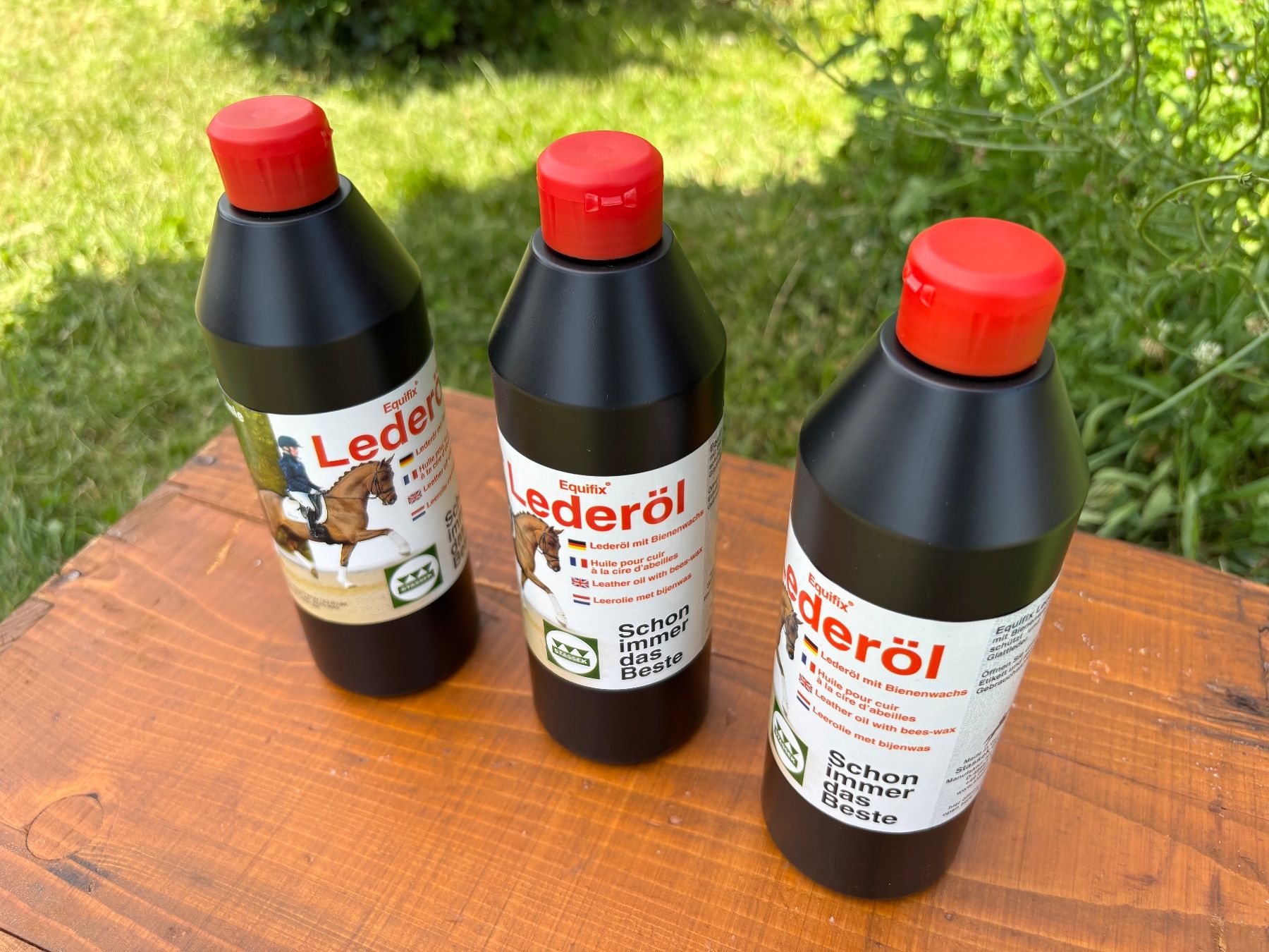 Campanacci mucche: 3 Flaschen Lederöl mit Bienenwachs – Nuovo (secondo la descrizione) da Feldbach venduto da Fea1 3