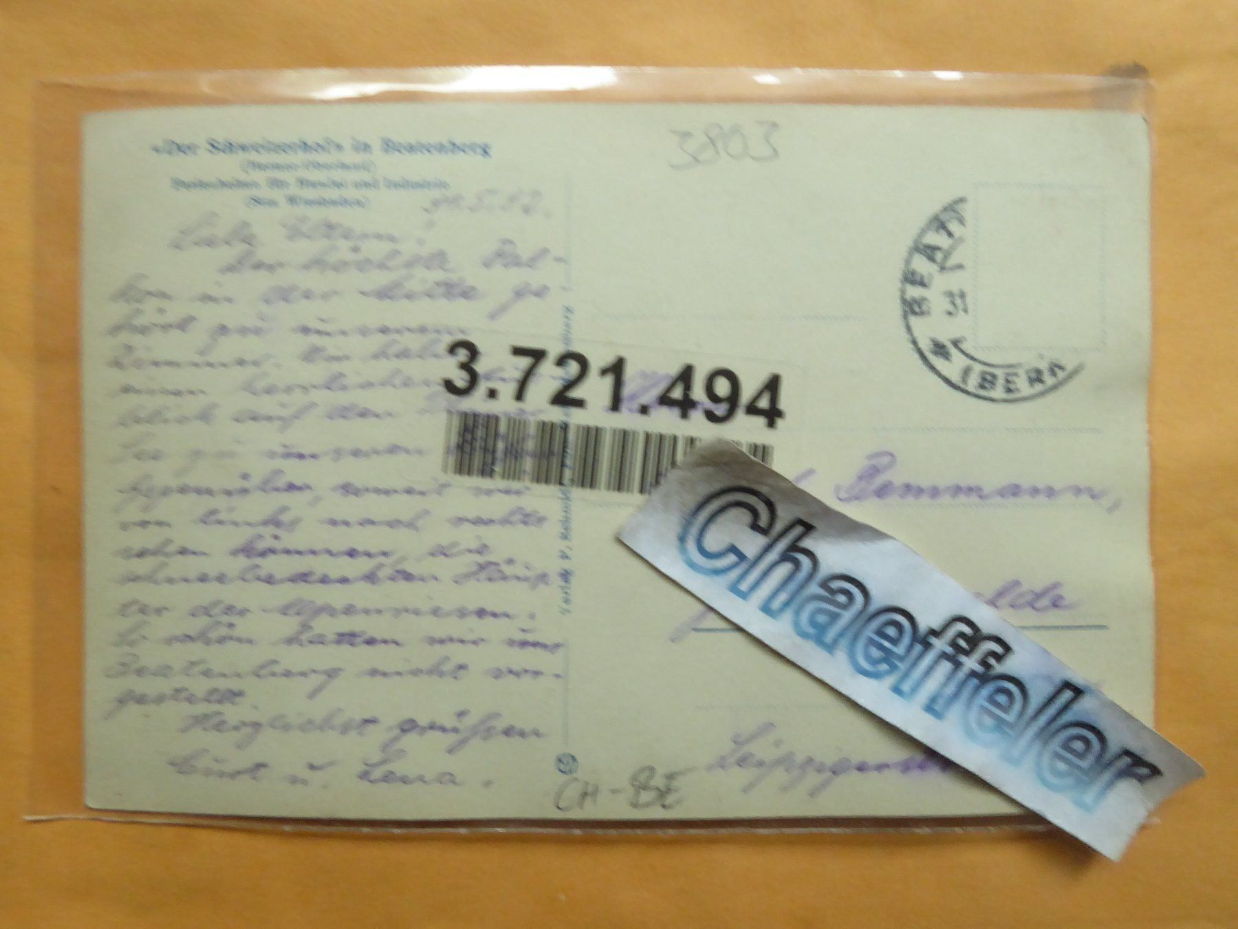 Cartoline postali: 1932 "der Schweizerhof" in Beatenberg – Usato da Zürich venduto da Chaeffeler 1