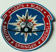 Patch NASA Coats Blaha, Springer, Buchli, USA  neu 10x10 cm.