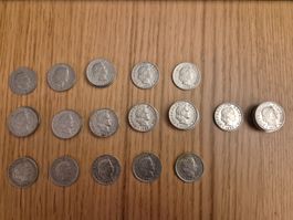 Pièces anciennes de 20 centimes
