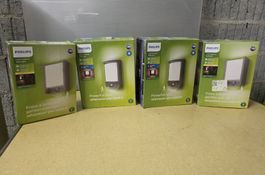 Philips LED Aussenwandleuchten mit Sensor 4 Stück 