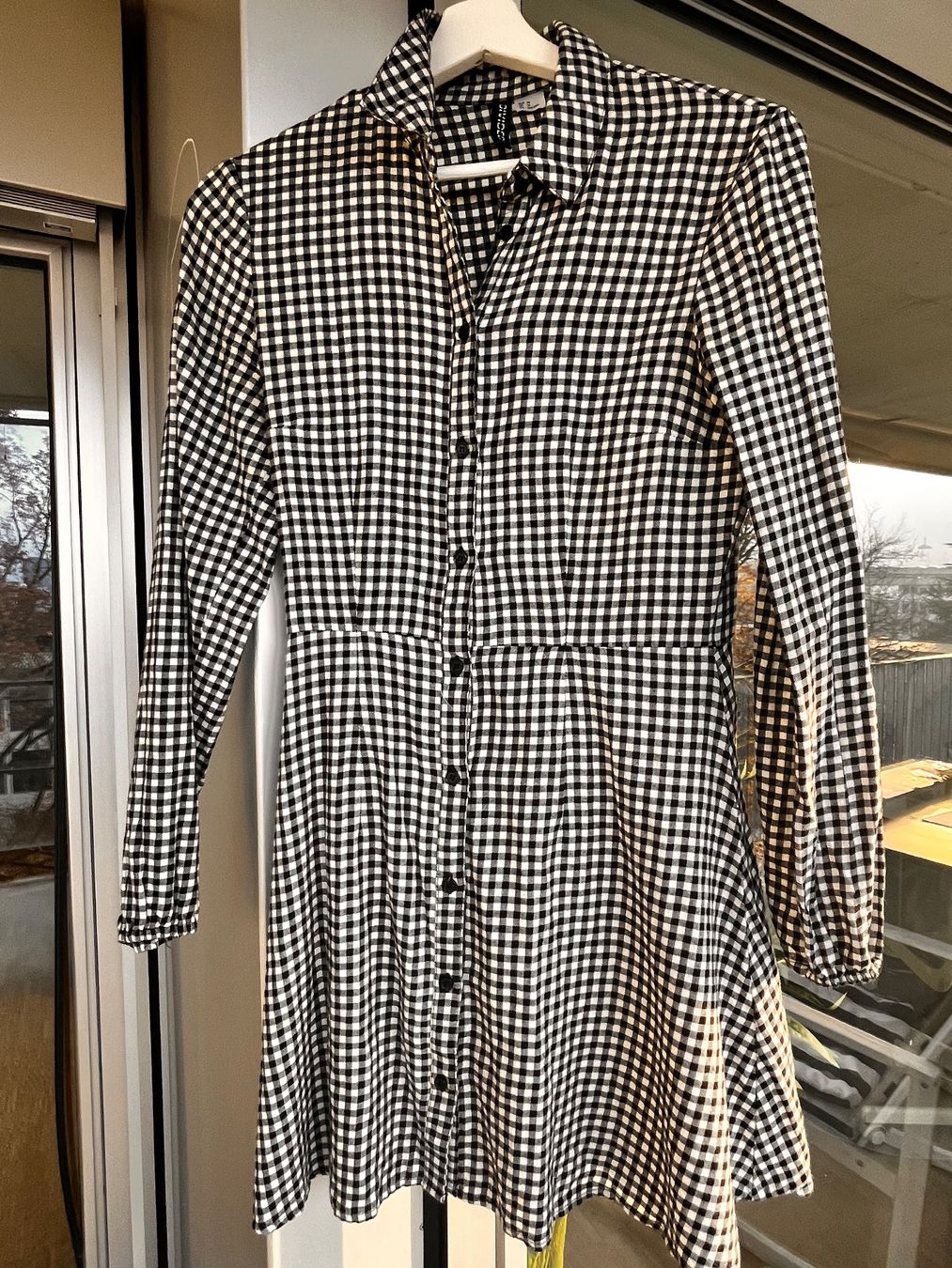 H&M Vestiti: Damen Kleid mit Karo Muster aus Baumwolle – Usato da Zürich venduto da maral787