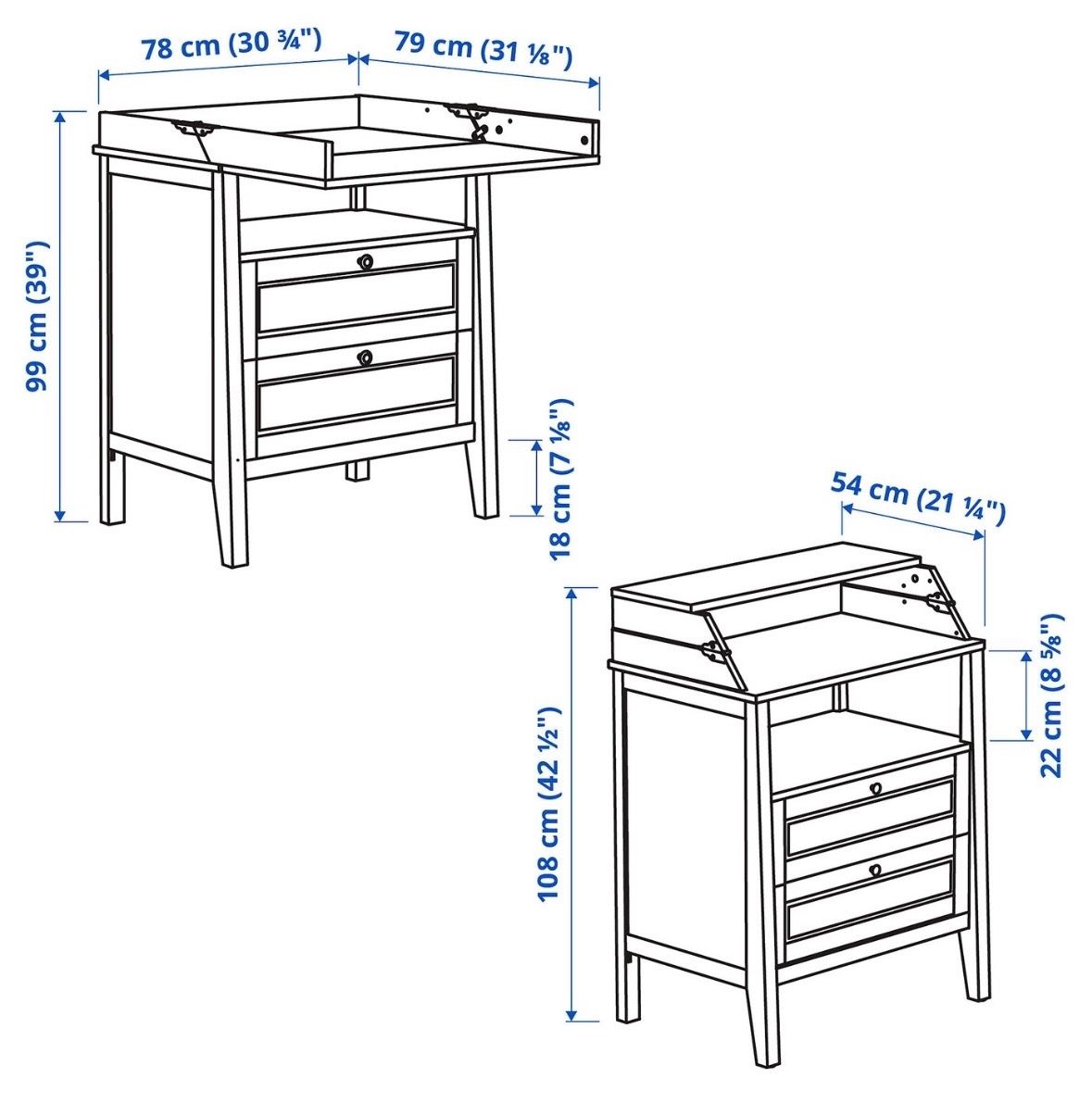Ikea Fasciatoi & Accessori: Wickeltisch “SUNDVIK” – Usato da Reinach BL venduto da lar_f7hj 1