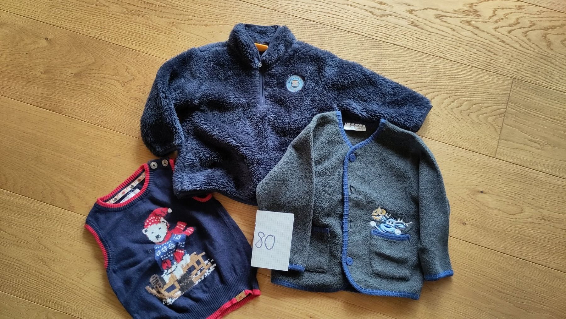 Lotti & Set di vestiti: warmes 3t Winter-Set Pullover, Pullunder, Pulloverjacke 80 – Usato da Wil SG venduto da crxschildi 1