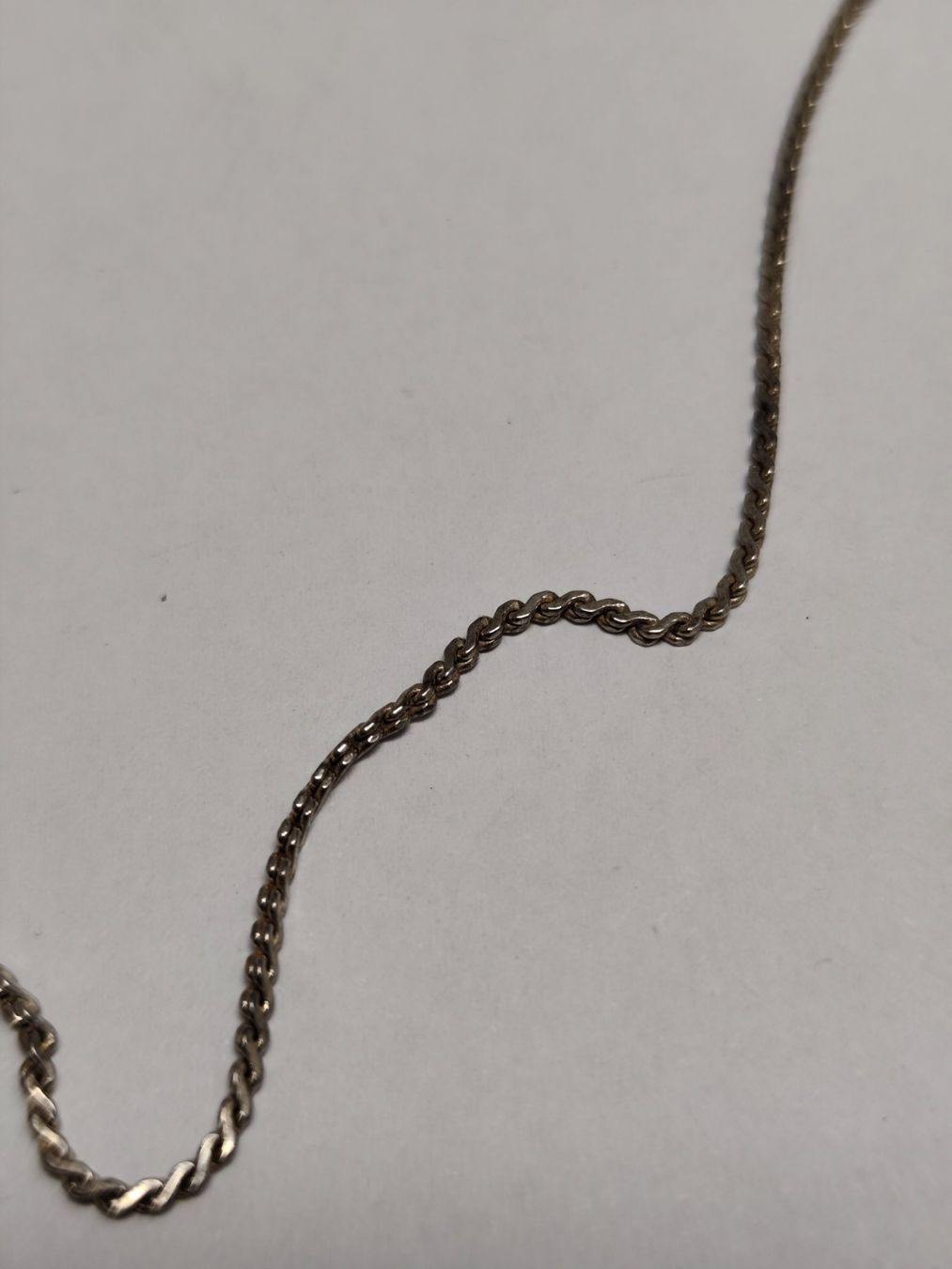 Ketten: Filigrane Vintage solid Silberkette Panzerkette #A9 – Gebraucht aus Châtelaine von Tropic.Watch2 1
