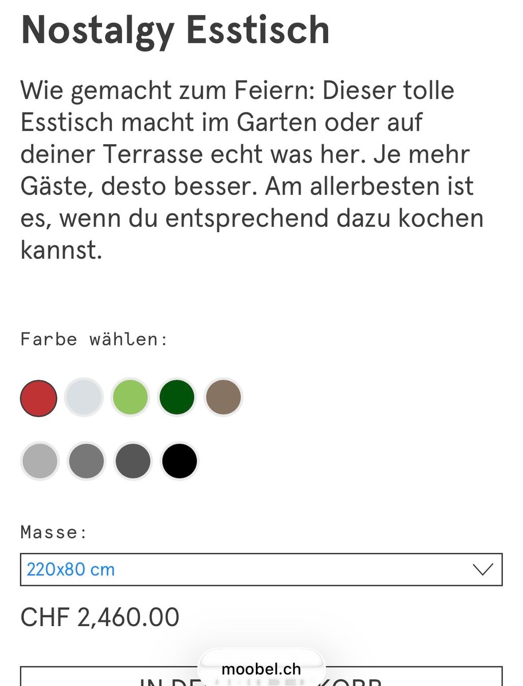 Tables: Esstisch / Gartentisch von moobel – D'occasion à Densbüren par rockyracoon83 5