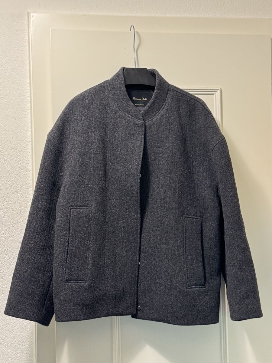 Massimo Dutti Vestes: Massimo Dutti Bomber Jacket Charcoal Grey Size S – D'occasion à Zürich par Anastasiya_g