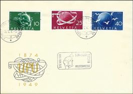 FDC llust.(ZNr. 294/296) ʘ A 472 Schweizer Mustermesse Basel