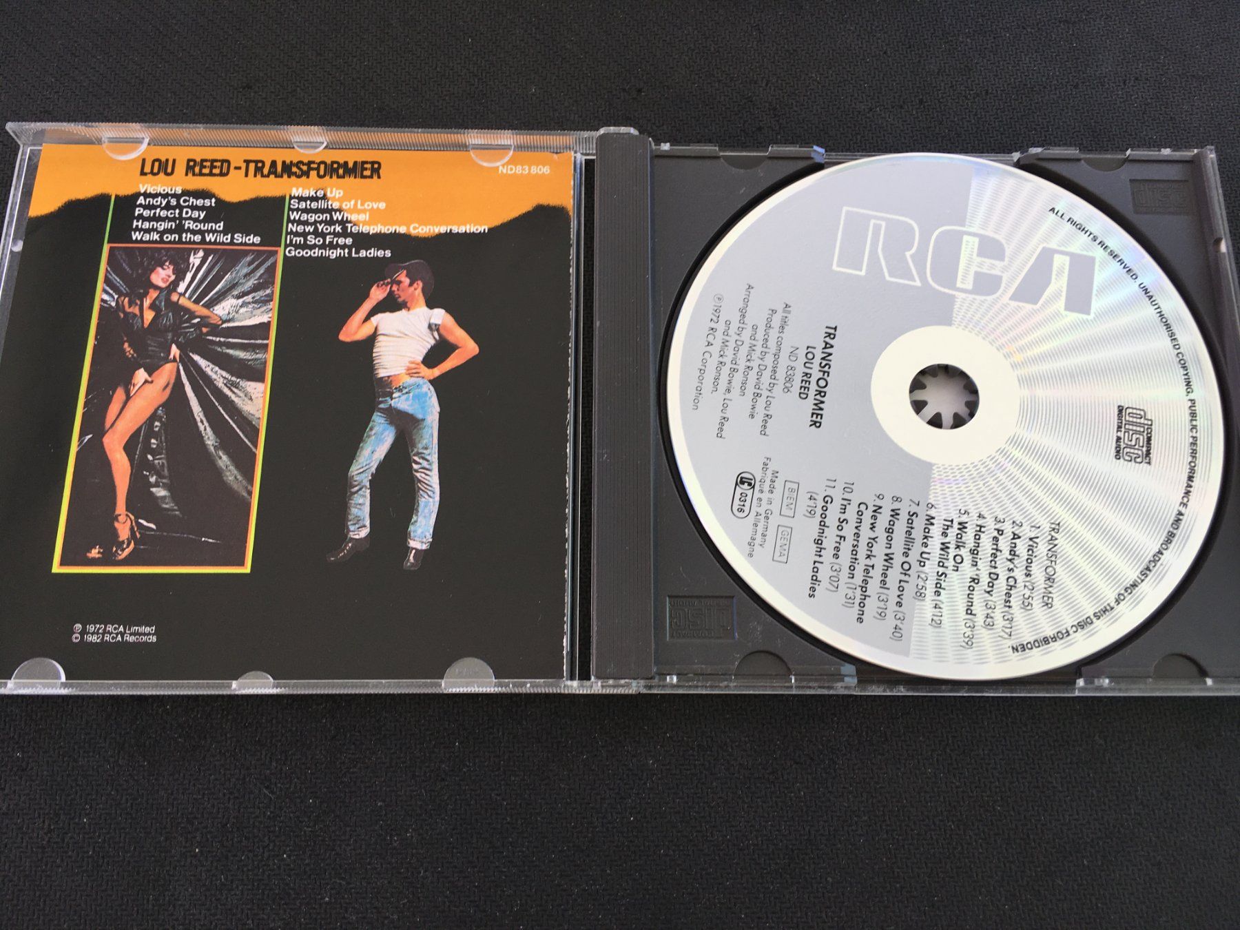 CDs: Lou Reed - Transformer -CD- – Gebraucht aus St.Gallen von MedienJoe 1