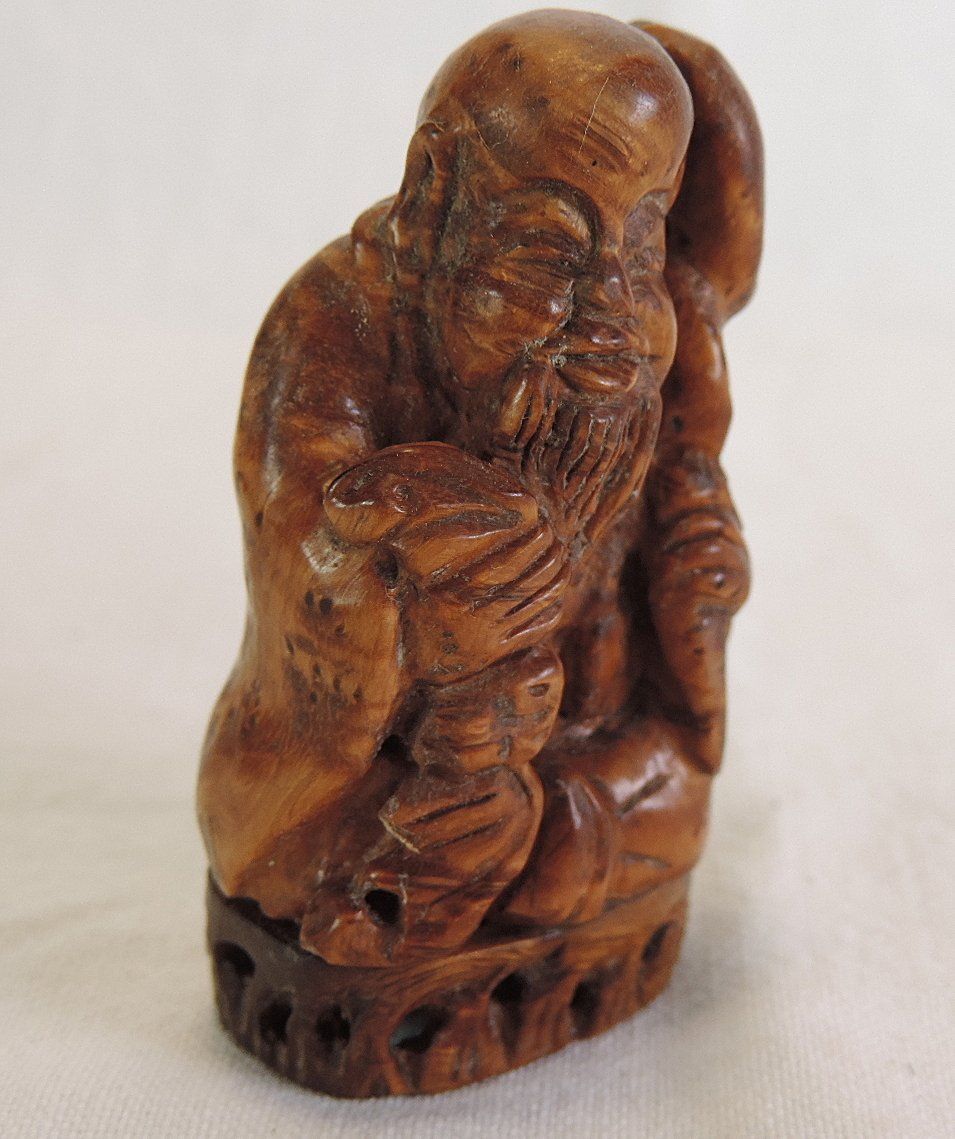 Figuren: Netsuke Schnitzfigur Figur aus Holz handgeschnitzt – Gebraucht aus Duggingen von doogbua 3