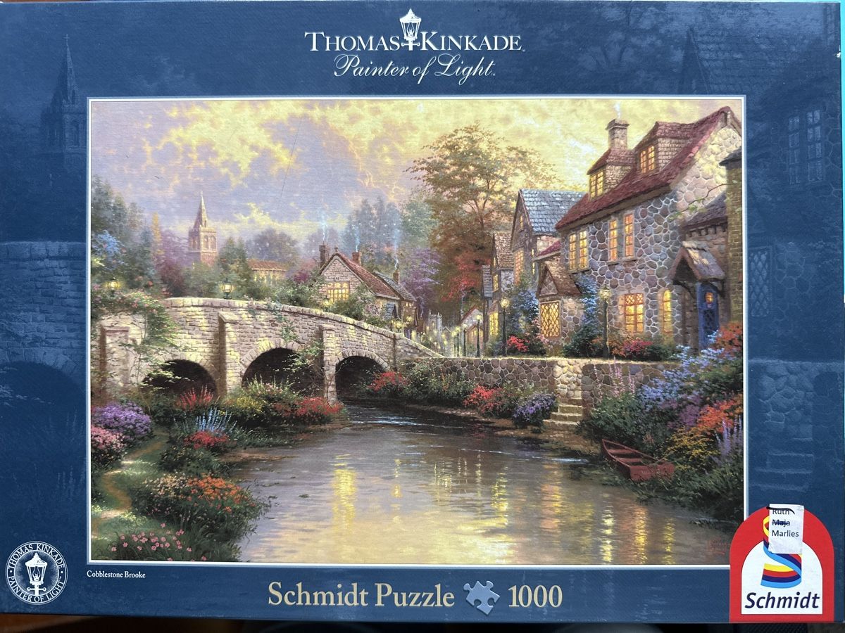 Puzzle: Kinkade Puzzle Cobblestone Brooke – Usato da Magden venduto da Suki_