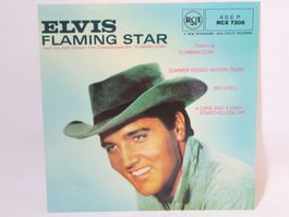 Vinyl Single EP Elvis Presley Flaming Star 4 Lieder Jukebox