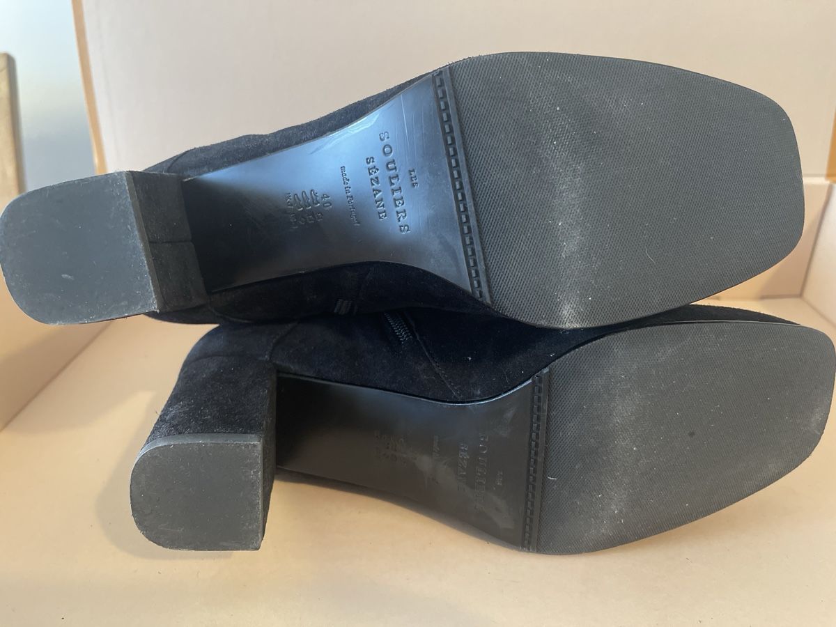 Scarpe da donna: Élégantes bottines Sezane daim noir, taille 40 – Usato da GENEVE venduto da Myrtille8 4