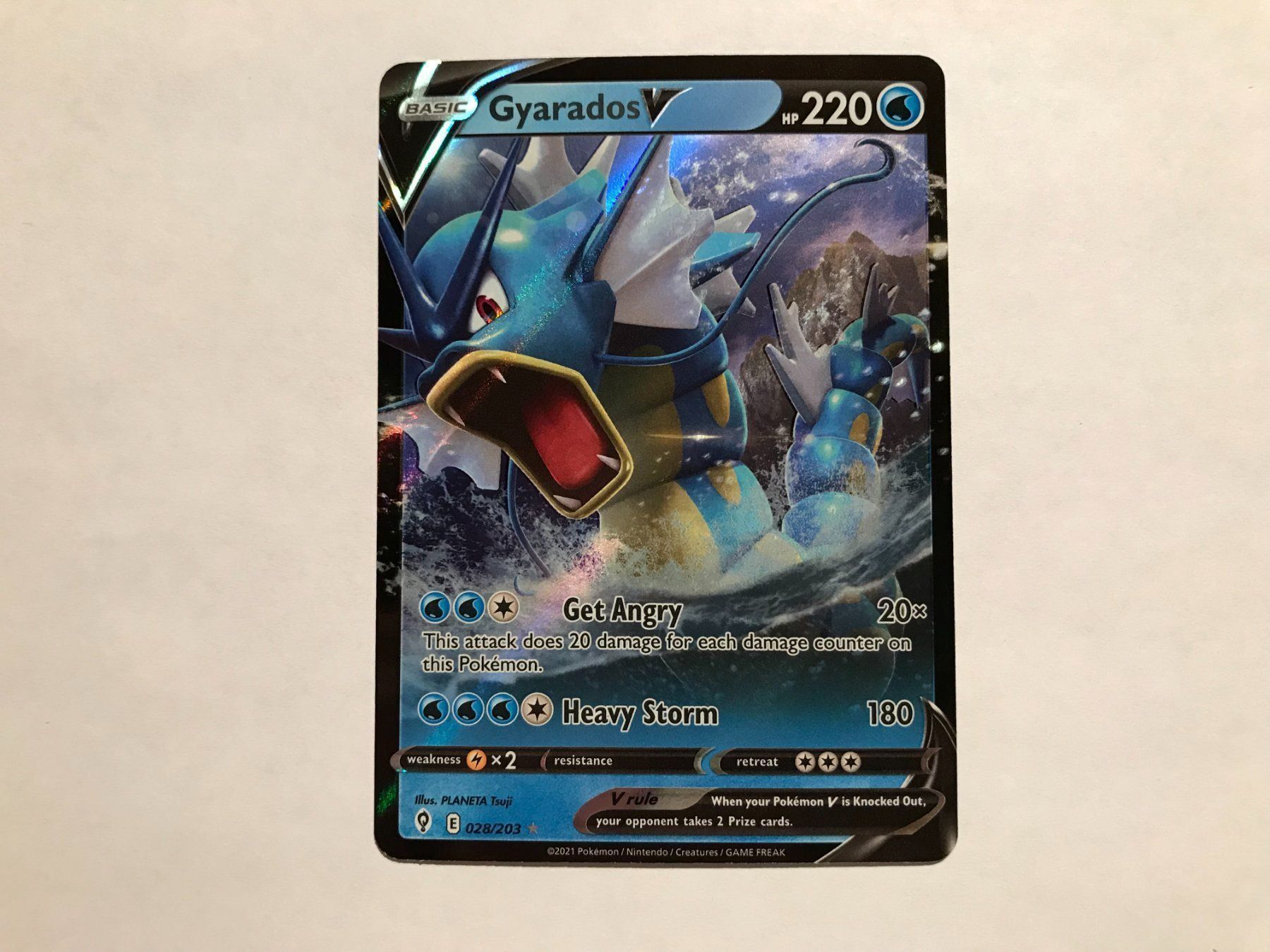 Pokémon Carte collezionabili: Gyarados V EN – Usato da Hagendorn venduto da Pokecollectorch 1