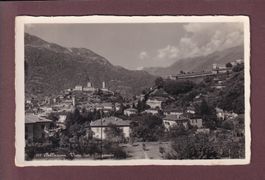 BELLINZONA vista dal Dragonato - 1936