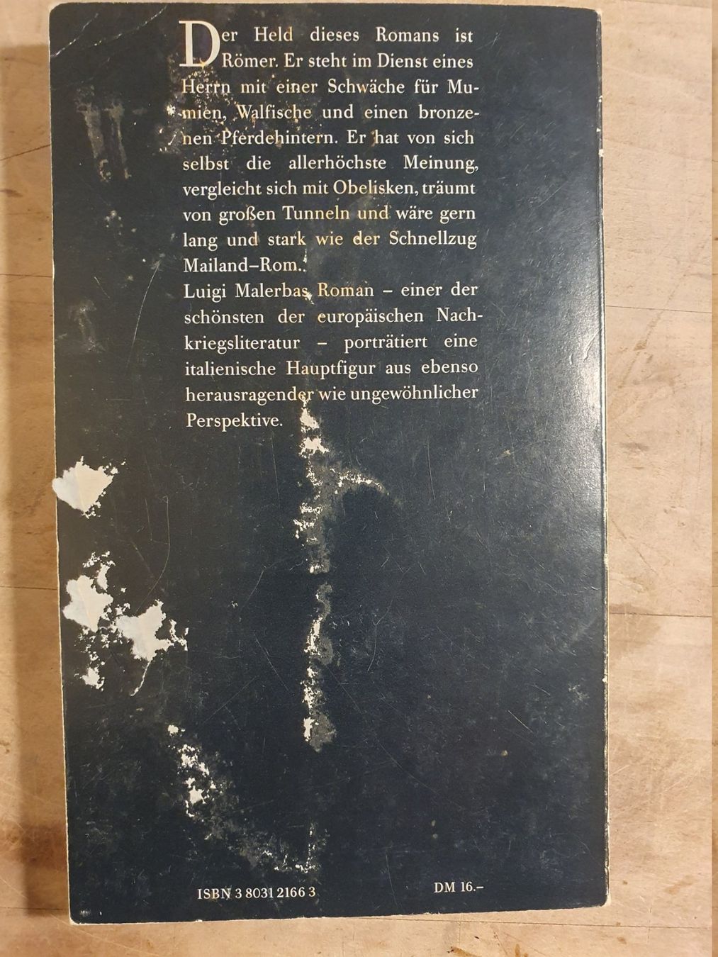 Libri: Der Protagonist Luigi Malerba Wagenbach – Usato da Zürich venduto da loosebone 1