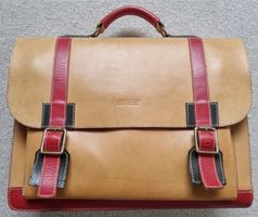 Vintage Bree Leder Aktentasche Schultasche
