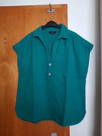 Chemisier CAROLL vert, taille M neuf