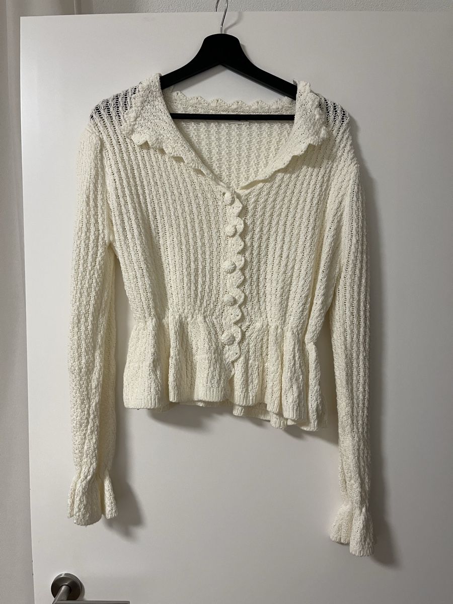 Maglioni & Felpe: Strickjacke, creme, neuwertig! – Nuovo (secondo la descrizione) da Möhlin venduto da eny_lsk7