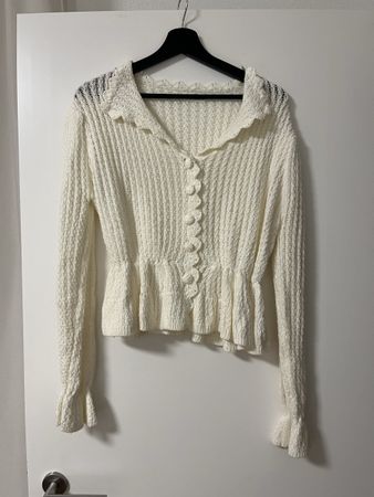 Strickjacke, creme, neuwertig!