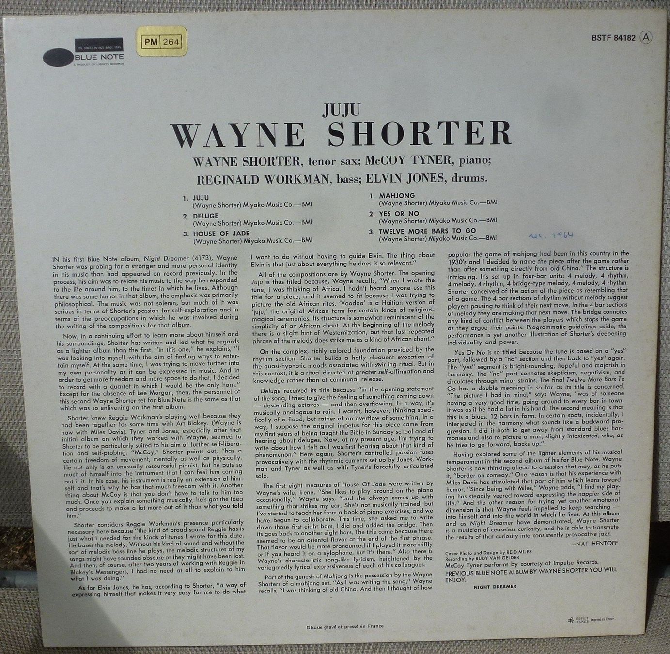 Dischi in vinile: Wayne Shorter - JuJu,  LP Jazz – Usato da Widen venduto da DexterGordon 1