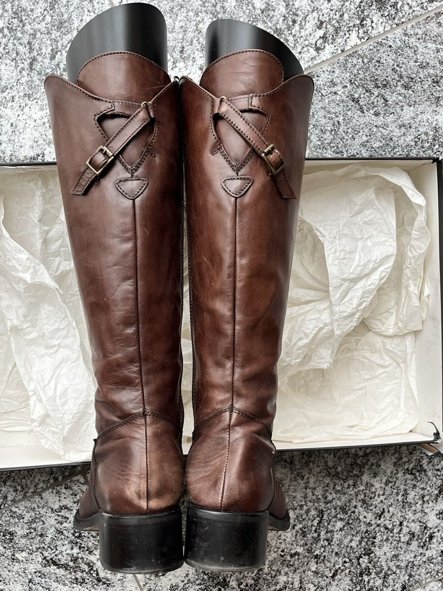 Navyboot Damenschuhe: Stiefeln von Navy Boot, braun – Gebraucht aus Chur von Moca17 1