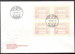 Automatenstempel 5.11.1990  FDC