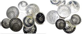 Asien Lot Silber