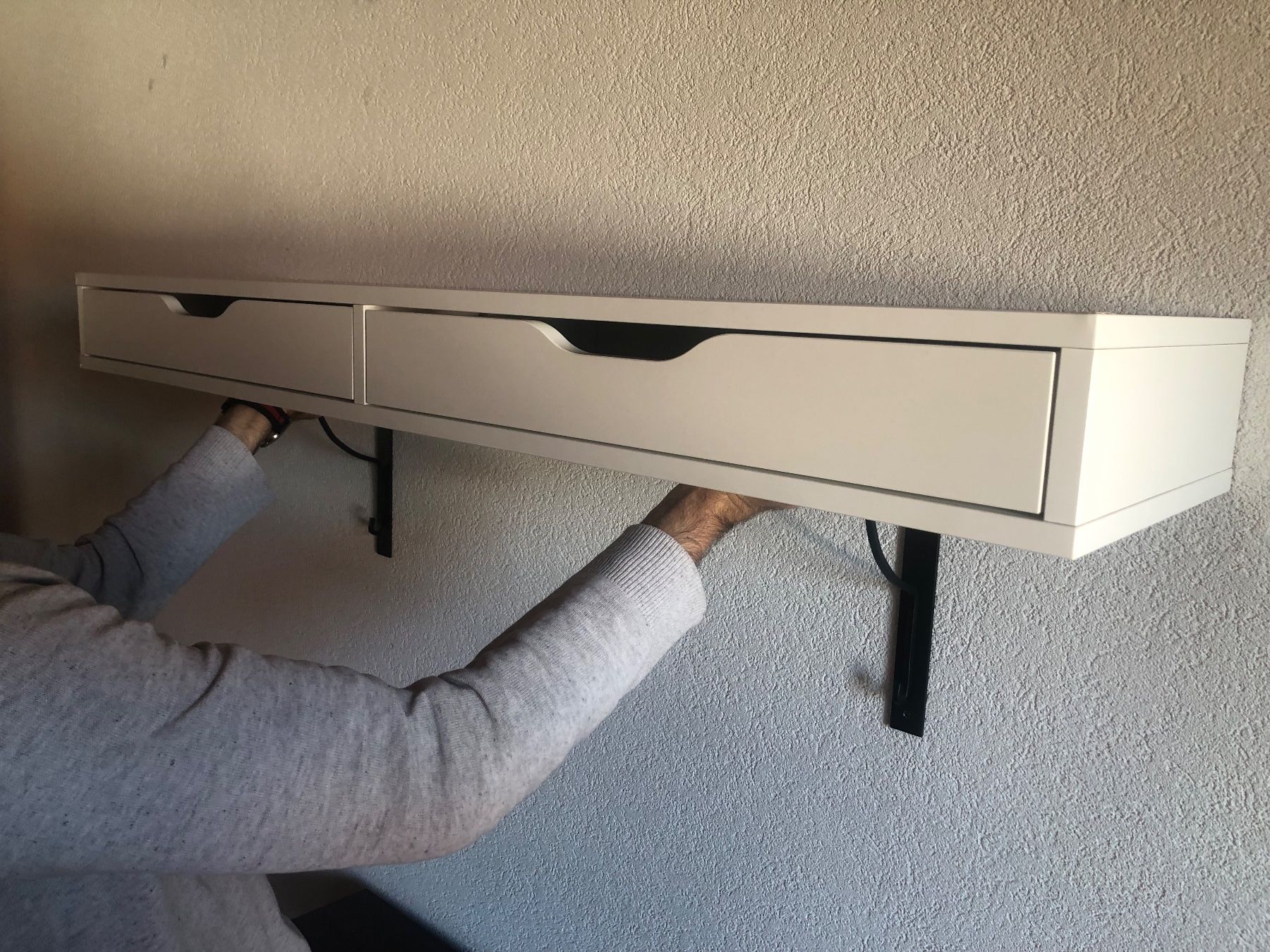Ikea Cassettiere: Console murale 2 tiroirs IKEA EKBY ALEX Regal – Usato da St-Aubin FR venduto da Tiweety 7