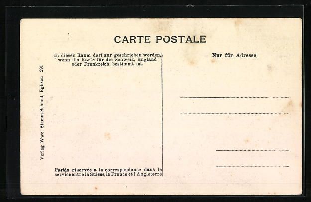 Cartoline postali: AK Eglisau, Blick v. d. Bahnhofstrasse – Usato da Berlin venduto da bartko-reher 1