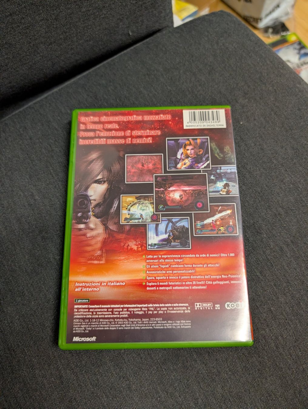 Spiele: Crimson sea Microsoft xbox – Gebraucht aus Giubiasco von Ticinerd 1