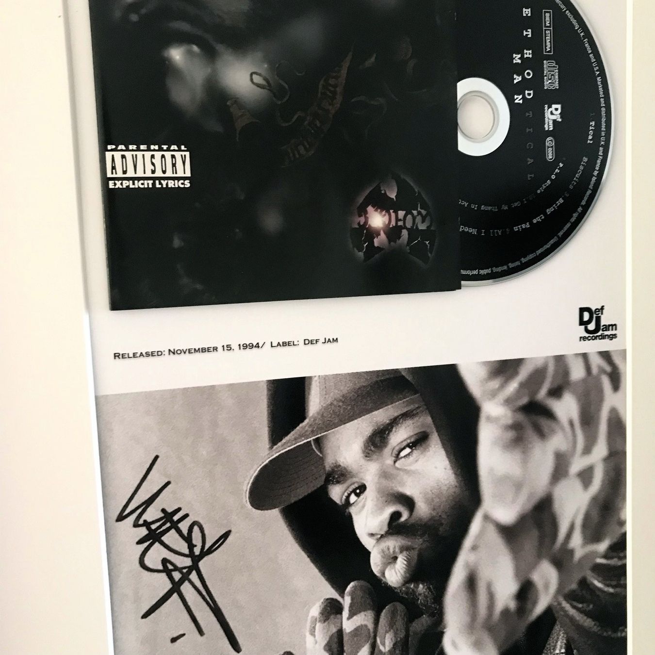 Foto & Immagini: Method Man Rap Hip Hop CD Framed Autogramm Wu Tang Clan Bild – Nuovo (secondo la descrizione) da St. Niklausen LU venduto da Stefan_Bammert_Art 1