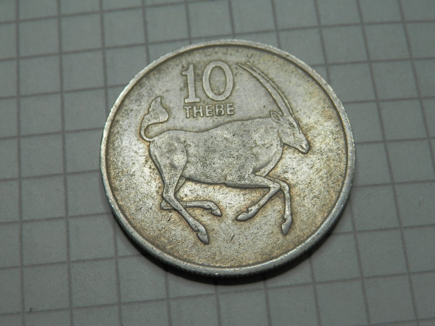 Tutti le monete: Botswana 10 Thebe, 1989 – Usato da Weiach venduto da weiach81 1