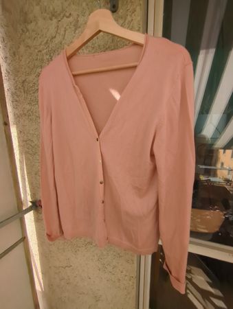 Hallhuber - 100 % Wolle rosa guter Zustand - Gr. M / L