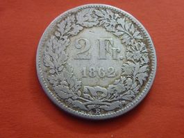 Alter ungereinigter Silber 2  Fränkler 1862