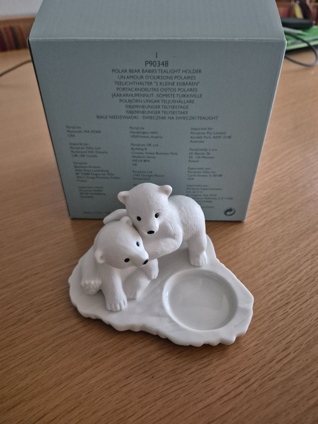 Partylite Kerzenständer: Partylite Teelichthalter 2 kleine Eisbär – Neu (gemäss Beschreibung) aus Buttikon SZ von sefa02