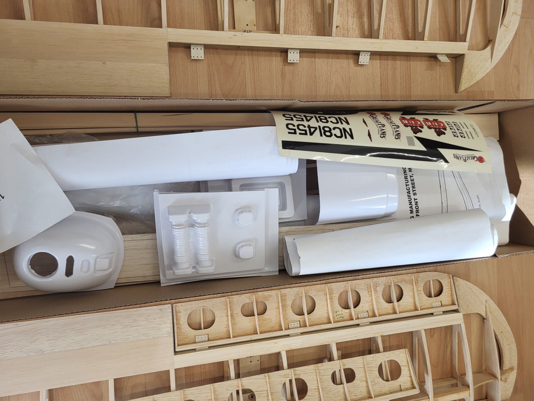 Modellismo RC: Piper J3 1/4 Tragfläche UND TEILEN – Nuovo (secondo la descrizione) da Sonceboz-Sombeval venduto da ant_cd5j 5