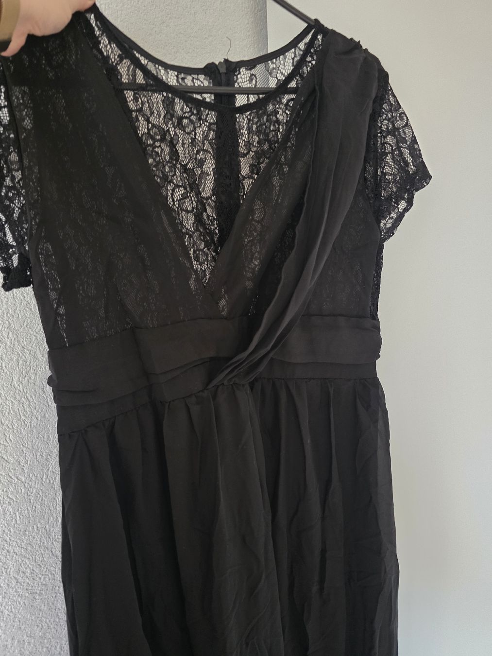 Vestiti: Schwarzes Sommerkleid mit Spitze, Gr. M /L – Nuovo (secondo la descrizione) da Toffen venduto da ver_x68f 1